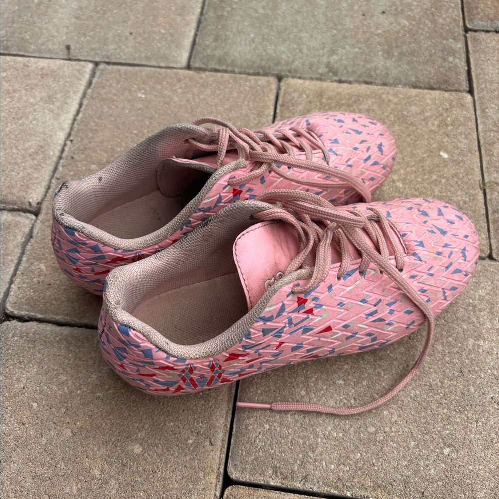 Pink Kids Cleats Size 2.5